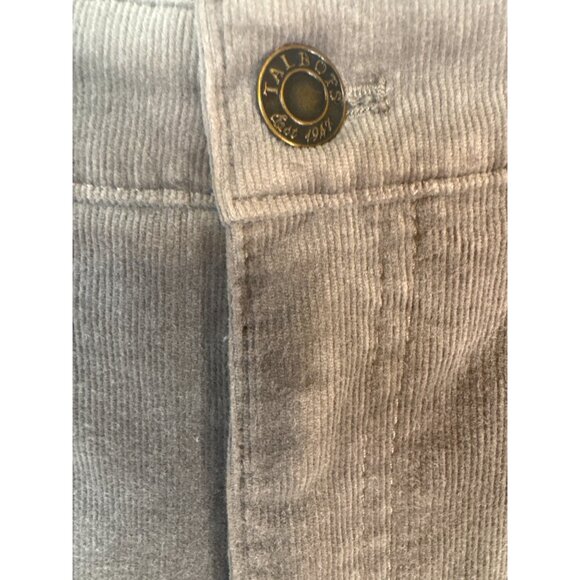 Talbots Womens Size 10 Corduroy Straight Leg Pants Taupe 98% Cotton 2% Spandex - Picture 6 of 14